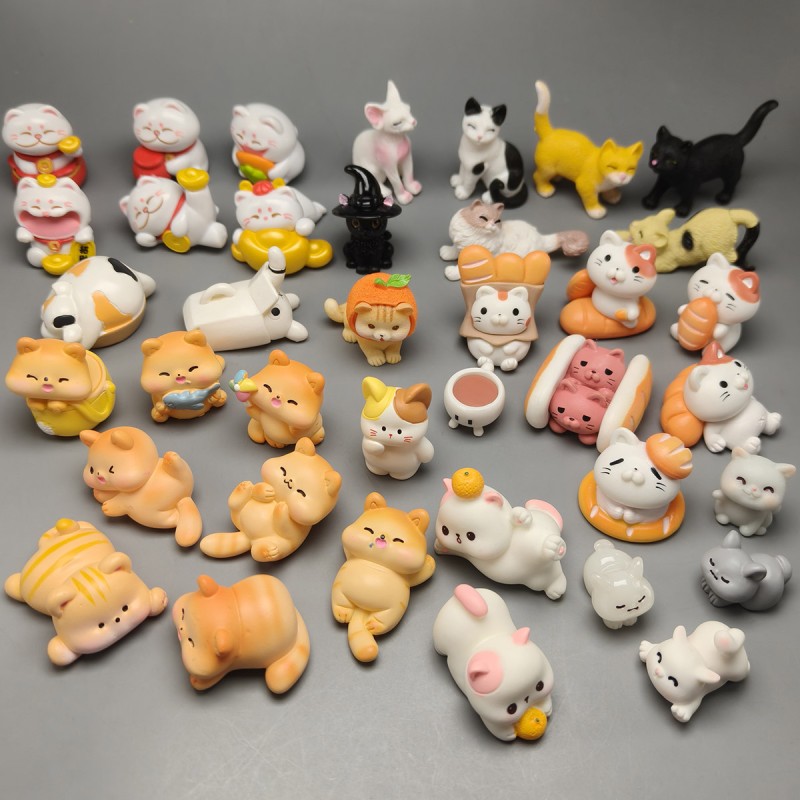 Cat Miniature Manufacturer - OEM Wholesale Garden Dollhouse Decor