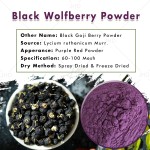 JHD Wolfberry Black Goji Berry Extract Hot Selling 5% 25% Anthocyanidin Black Goji Berry Extract Powder