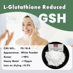 JHD Factory Cosmetic Grade Skin Whitening 99% L-Glutathione Reduced Powder