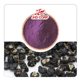 JHD Chinese Black Wolfberry 4:1- 20:1 Anthocyanidin Black Goji Berry Extract Powder