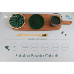 US / EU Warehouse 250mg / 500mg Halal Organic Spirulina Powder Tablets