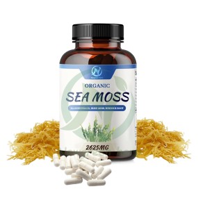 Newgreen Factory OEM Private Label Sea Moss Extract Powder Organic Sea Moss Capsules