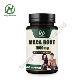 Newgreen Factory OEM Private Label Black Maca Root Extract Capsules Maca Capsule