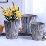 Ceramic Vase Factory - 3 Piece Farmhouse Table Decor