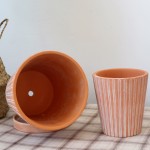 Clay Pot Manufacturer - Geometric Design Flower Pot