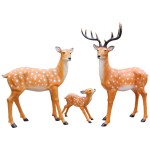 Outdoor Statue Manufacturer - Fiberglass Deer Garden Sculpture