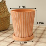 Clay Pot Manufacturer - Geometric Design Flower Pot