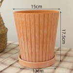 Clay Pot Manufacturer - Geometric Design Flower Pot