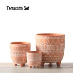 Terracotta Pot Manufacturer - 2 Piece Set with Saucers