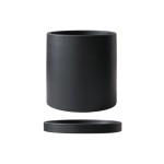 Porcelain Pot Manufacturer - Black White Flower Planter