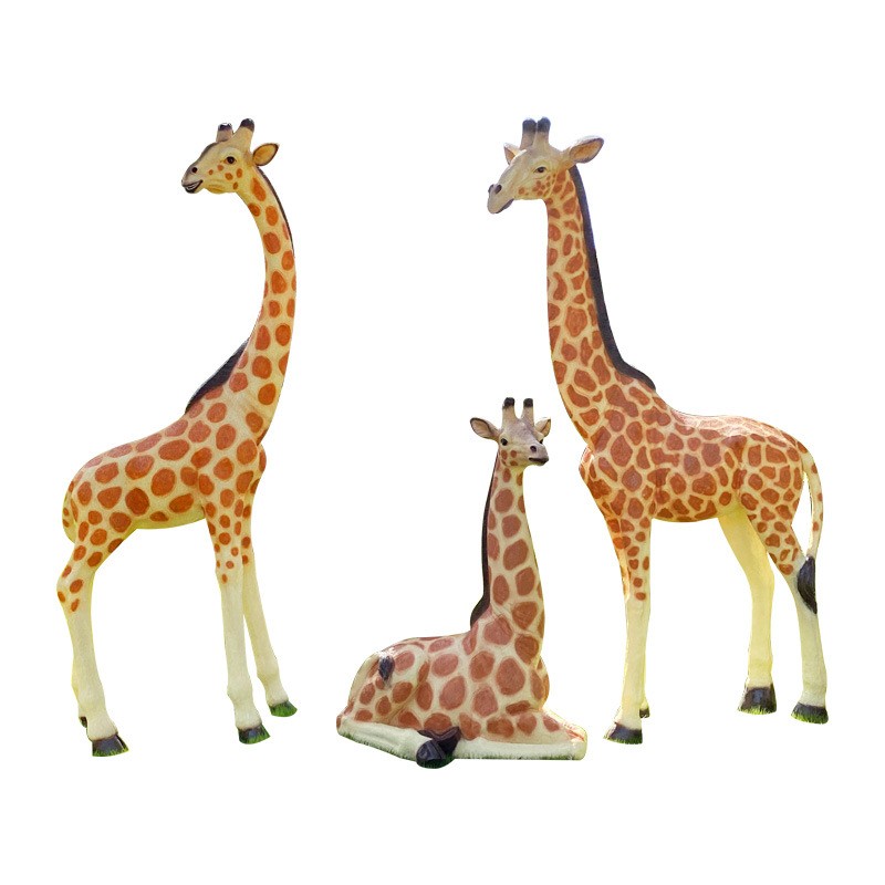 Animal Sculpture Factory - Life Size Giraffe Garden Statue