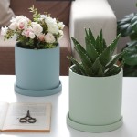 Porcelain Pot Manufacturer - Black White Flower Planter