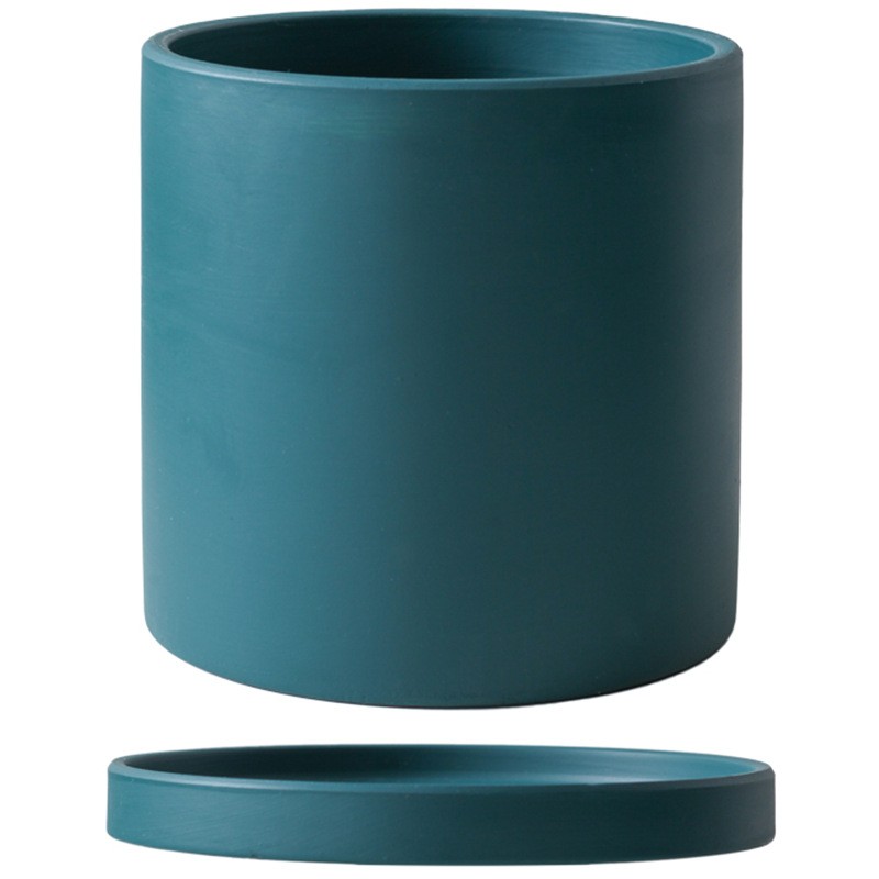 Porcelain Pot Manufacturer - Black White Flower Planter