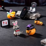 Halloween Resin Crafts Factory - OEM Custom Mummy Pumpkin Decor