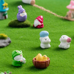 Easter Resin Crafts Supplier - OEM Custom Dwarf Bunny Egg Design