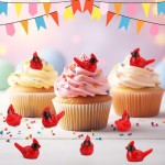 Bird Resin Figurine Supplier - OEM Custom Cardinal Cake Topper