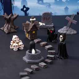 Halloween Resin Crafts Factory - OEM Custom Mummy Ghost Model