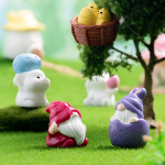 Easter Resin Crafts Supplier - OEM Custom Dwarf Bunny Egg Design