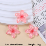 Flower Resin Accessories Factory - OEM Custom Five-Petal Design