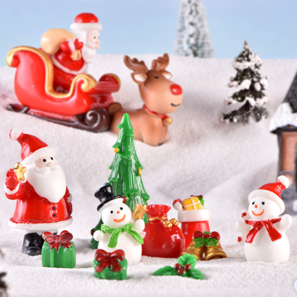 Santa Resin Ornaments Factory - OEM Custom Christmas Socks Design