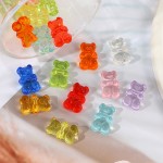 Gummy Bear Cabochon Manufacturer - OEM Custom Glitter Resin Charm