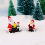 Snow Scene Ornament Factory - OEM Custom Santa Snowman Resin