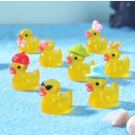 Duck Resin Ornament Factory - OEM Custom Luminous Hooded Design