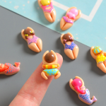 Swimming Figure Resin Factory - OEM Custom Water Cup Magnet