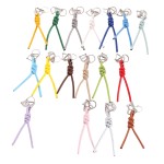 Carabiner Keychain Supplier - OEM Custom PU Leather Rope