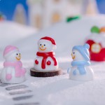 Snowman Resin Ornament Supplier - OEM Custom Christmas Scarf Design