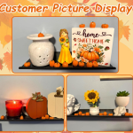 Pumpkin Resin Crafts Supplier - OEM Custom Autumn Vase Filling
