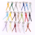 Carabiner Keychain Supplier - OEM Custom PU Leather Rope