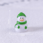 Snowman Resin Ornament Supplier - OEM Custom Christmas Scarf Design