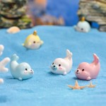 Seal Resin Figurines Factory - OEM Custom Unicorn Fish Design
