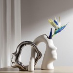 Vase Manufacturer - Creative Face Lamp Luxury Craft