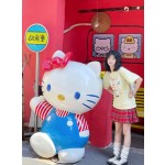 Store Decoration Manufacturer - Pink Cat Dessert Shop Sculpture
