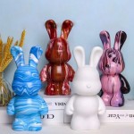 Fluid Ornament Factory - DIY Rabbit Handmade Paint Craft