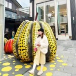 Outdoor Ornament Factory - Polka Dot Pumpkin Park Sculpture