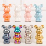 Home Decor Factory - Plating Peach Heart Bear Ornament