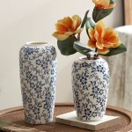 Chinese Vase Factory - Cyanotype Retro Ornament