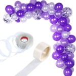 Balloon Garland Manufacturer - Purple Butterfly Set