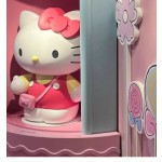 Store Decoration Manufacturer - Pink Cat Dessert Shop Sculpture