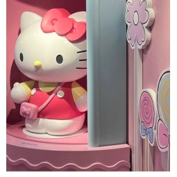 Store Decoration Manufacturer - Pink Cat Dessert Shop Sculpture