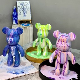 Resin Craft Manufacturer - Embryo Pattern Fluid Bear Decor