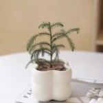 Ceramic Planter Manufacturer - Cream Wind Four Grid