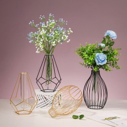 Scandinavian Decor Manufacturer - Iron Geometric Vase Holder