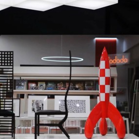 Science Museum Manufacturer - Rocket Shopping Mall Sculpture