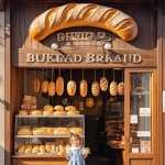 Bakery Sign Manufacturer - Luminous Kosher Bread Wall Hanging