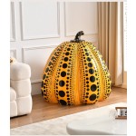 Outdoor Ornament Factory - Polka Dot Pumpkin Park Sculpture