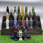 Semi-Precious Stone Factory - 10cm Virgin Mary Energy Crystal